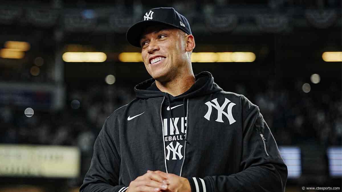 Aaron Judge left off of Yankees' ALDS roster vs. Rays: Three-time MVP still recovering from calf injury