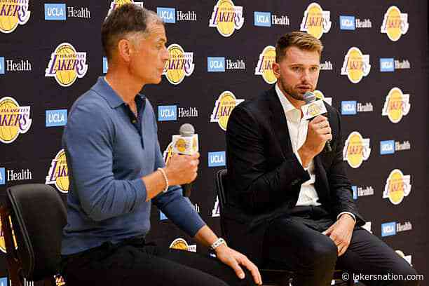 Luka Doncic And Rob Pelinka Holding Each Other Accountable
