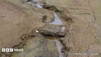 Victorian bridge hidden under reservoir is revealed