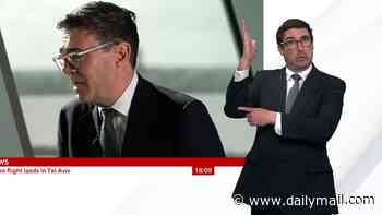 BBC viewers are stunned to see Andy Burnham's 'stunt double' on screen performing sign-language for the PM