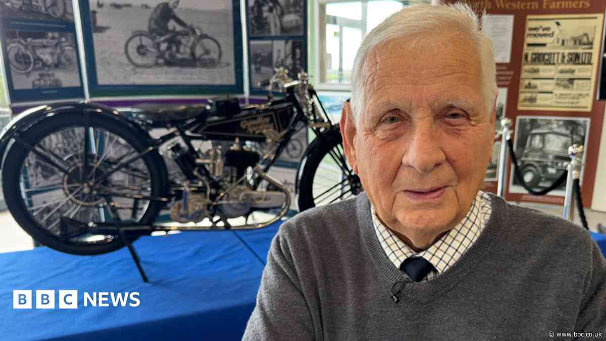 'Iconic' motorbike returns home after 100 years