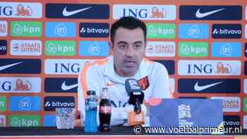 Xavi blij met volledig inzetbare Oranje-selectie: 'Alle 23 zijn fit'