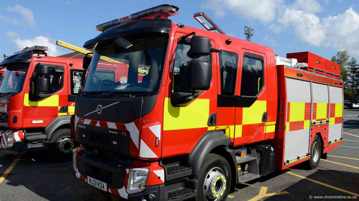 Flat fire breaks out in Meadow Well with person being taken to hospital