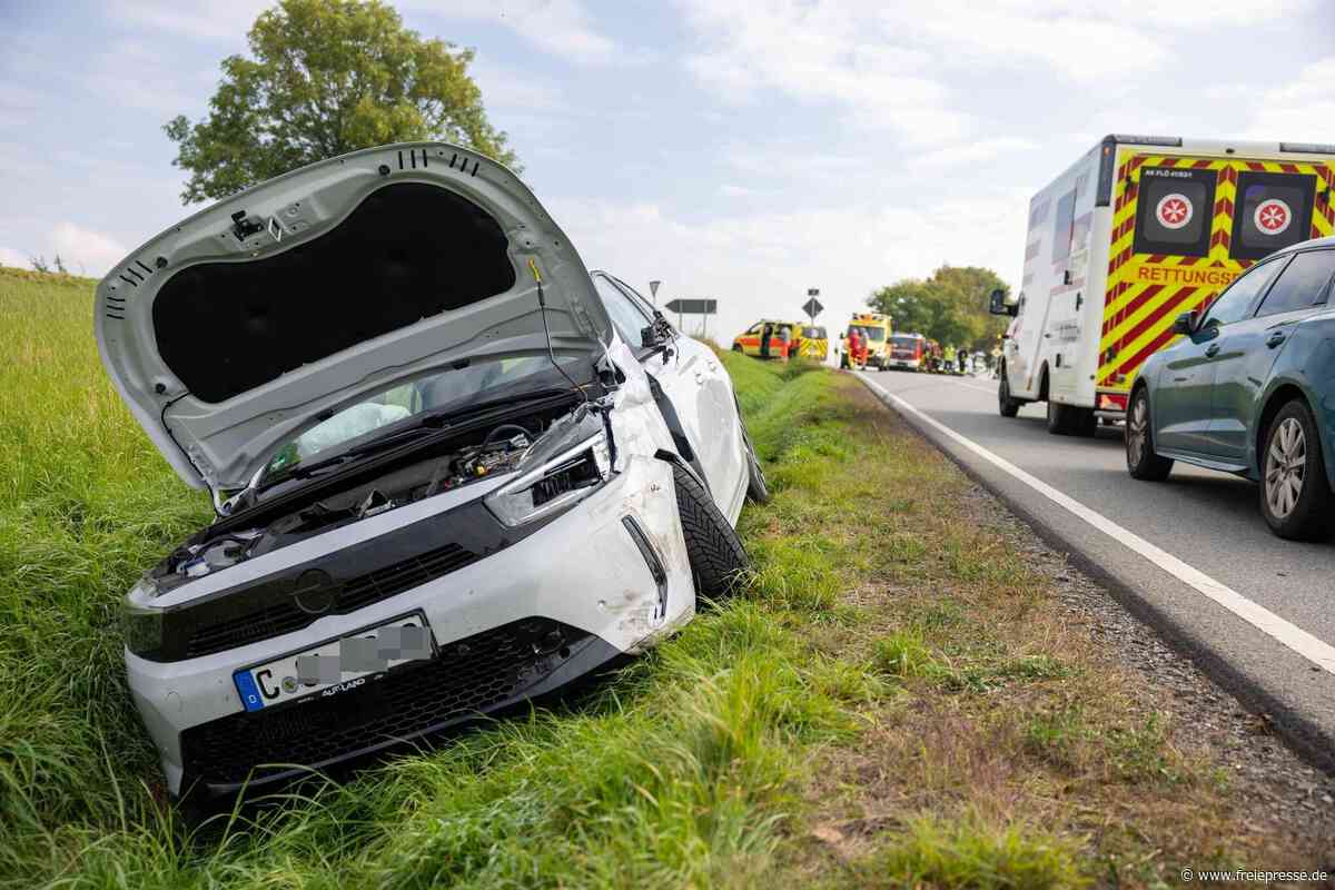 Schwerer Unfall am Sonnabendmittag bei Oederan
