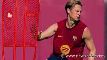 Goed nieuws voor FC Barcelona en Oranje: Frenkie de Jong terug op trainingsveld