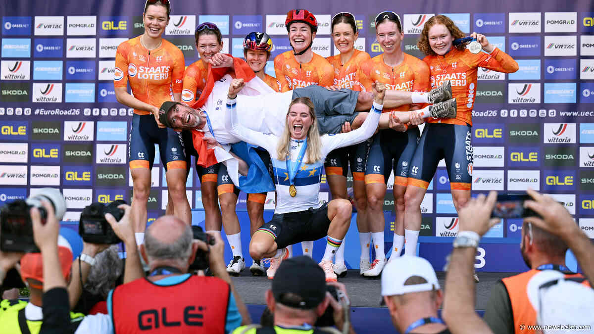 Demi Vollering glundert na Europese titel: ’Het is een gouden jaar’