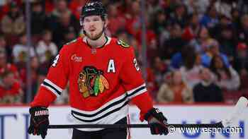 Blackhawks D Byram to miss Buffalo return due to family matter