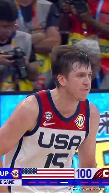 Reaves is getting SHAKY with it 🥶 #FIBAWC