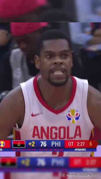 Philippines vs Angola had an INSANE OVERTIME ending! 🔥 #FIBAWC