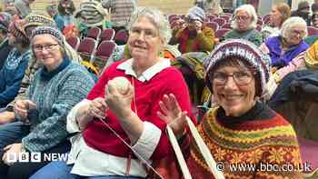 'I love the sheep and the people' - Knitters flock to Shetland's wool week