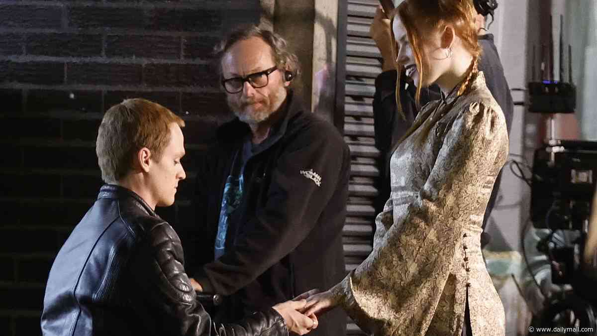 A game of two other halves as MobLand star Anson Boon proposes to Ellie Bamber in football romcom