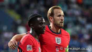 Croatia vs. England LIVE: Nations League updates as Harry Kane, Bukayo Saka hit doubles