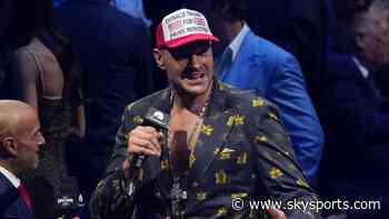 Fury wants Trump for AJ fight ringwalk