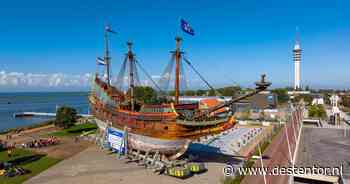 Replica VOC-schip Batavia terug in Lelystad, en is nu aan land te bewonderen