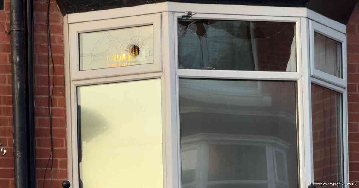 Sheffield shooting in 8 pictures as bullet hole left in window of home on 'peaceful' street