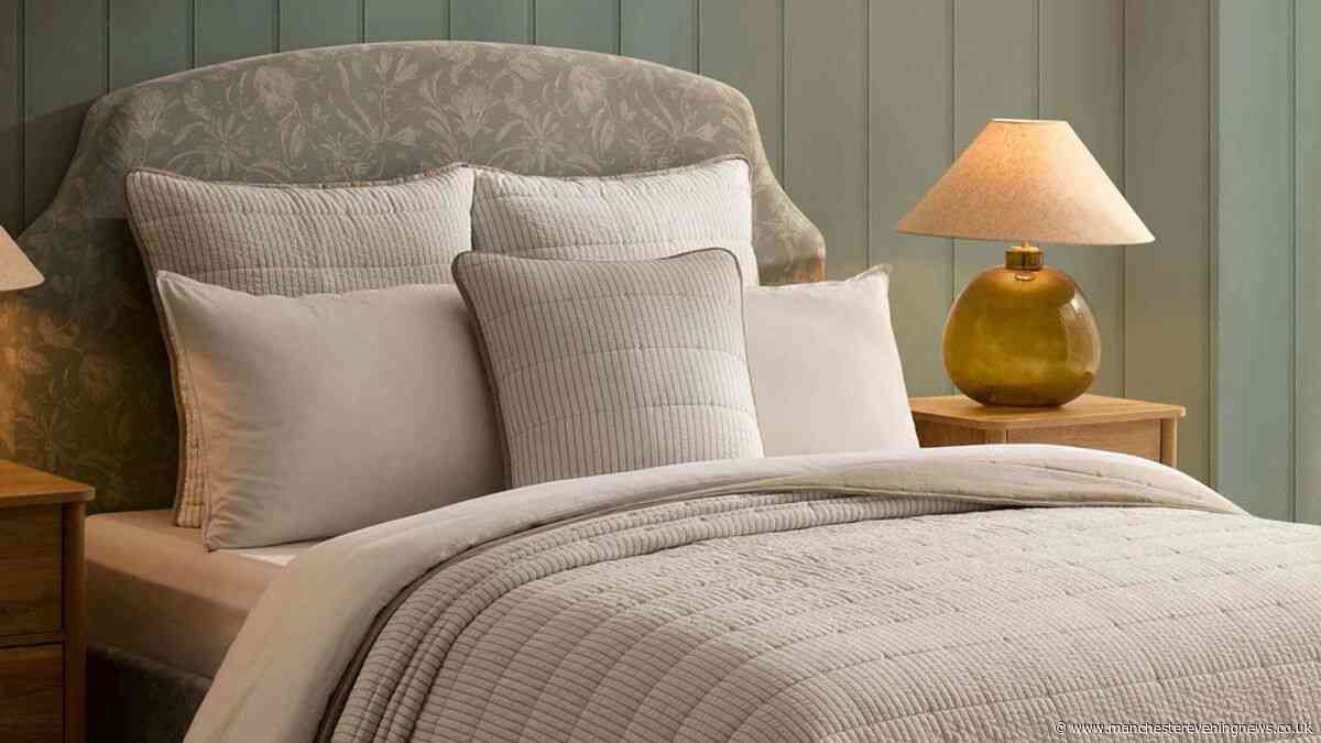 Dusk's 'stunning' reduced £34 bedspread transforms any bedroom into a hotel-like haven