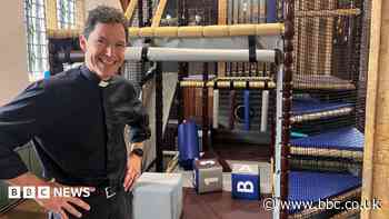 The soft play attraction inside a village church