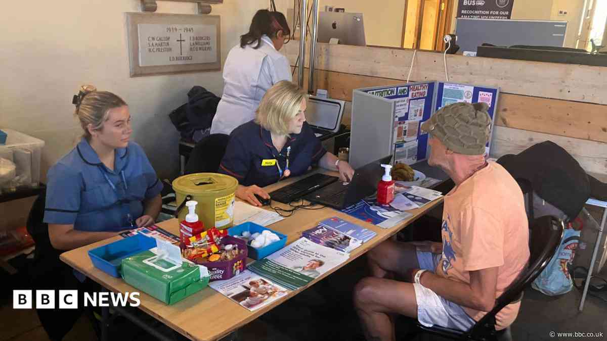 First flu jab event held for homeless people