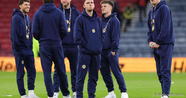 Scotland's Nations League fixture interrupted by unlikely pitch invader 😂