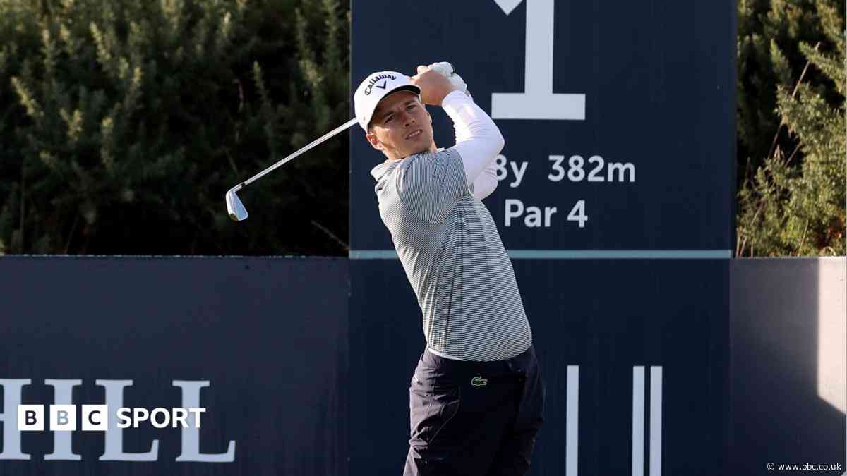 England's Jordan in contention at Alfred Dunhill Links