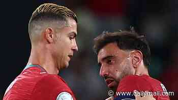 Bruno Fernandes reveals talks with Cristiano Ronaldo after star, 41, stormed out of Portugal camp amid rift with manager Jorge Jesus - and tells feuding pair to settle their issues 'behind closed doors'