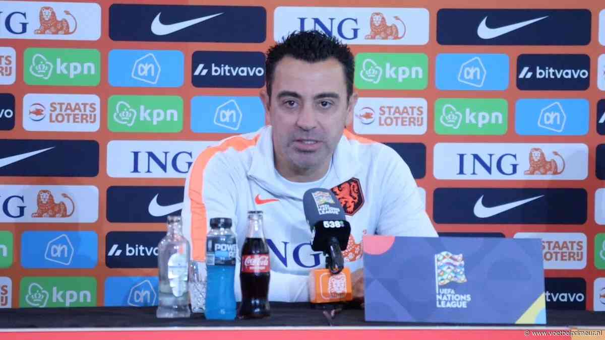 Xavi bewierookt 'ware leider' in Oranje: 'Ben blij dat ik met hem mag samenwerken'