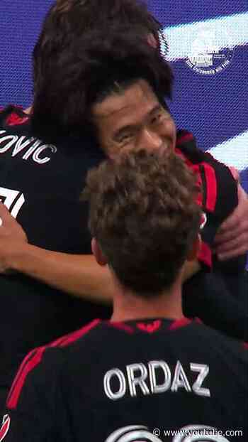 Kijima placed it perfectly on Nono’s right 🇯🇵 #Connection #DCUnited #MLS #KimitoNono #HoseiKijima