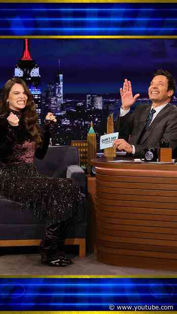 #HaileeSteinfeld and Jimmy try to say different things in the Don’t Say the Same Thing Challenge!