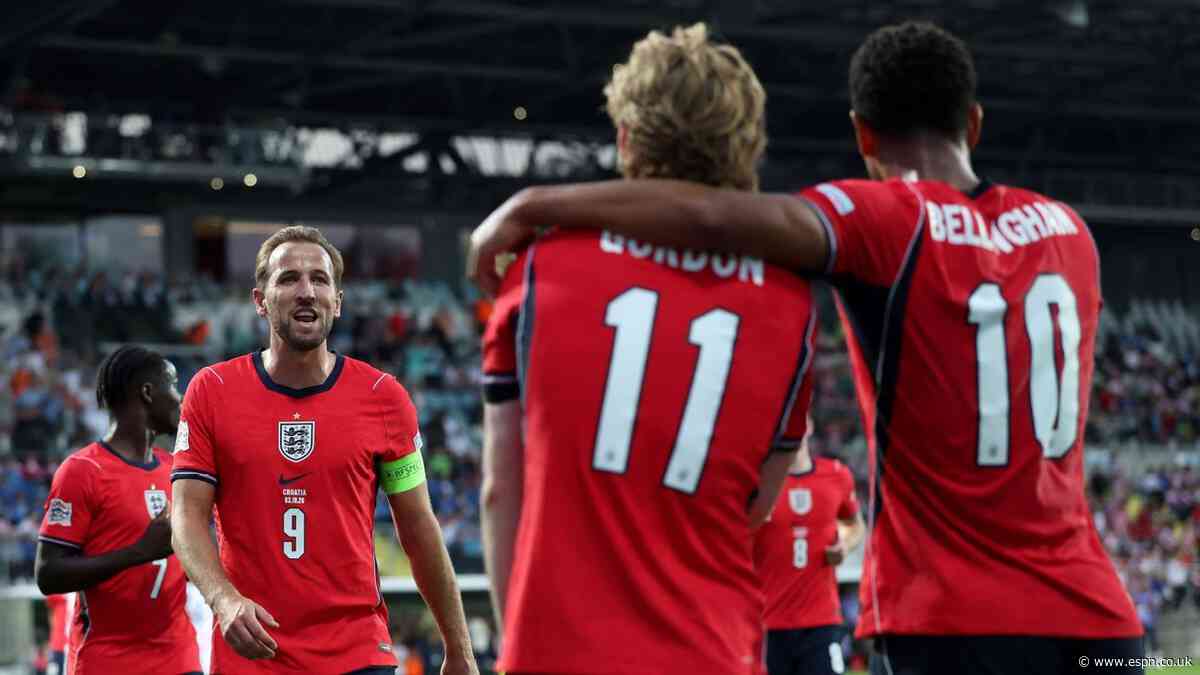 England's front four dazzle against Croatia