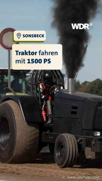 1500 PS, 100 Meter, 1 Sieger: Tractor Pulling am Niederrhein full pull #wdr #tractor #shorts #news