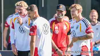 Gute Laune beim DFB-Team vor dem Realitätscheck