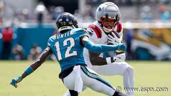 Patriots preaching patience when it comes to receiver Romeo Doubs' modest start to 2026