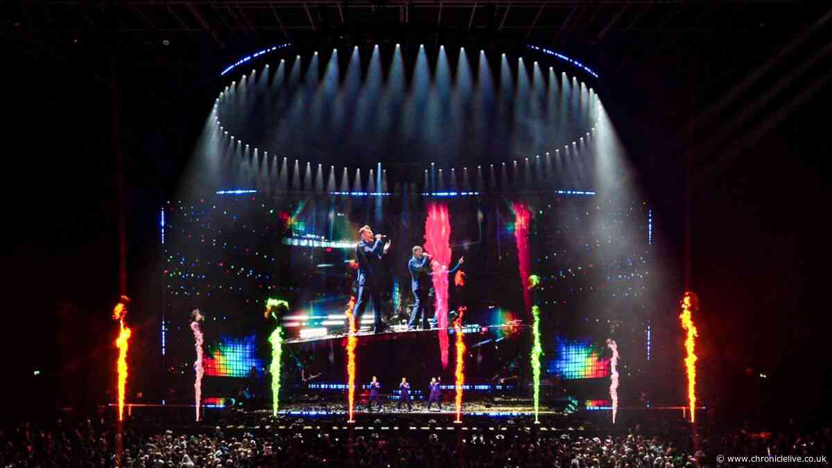 Hit after hit and electric atmosphere as Westlife put on stadium worthy spectacular in Newcastle