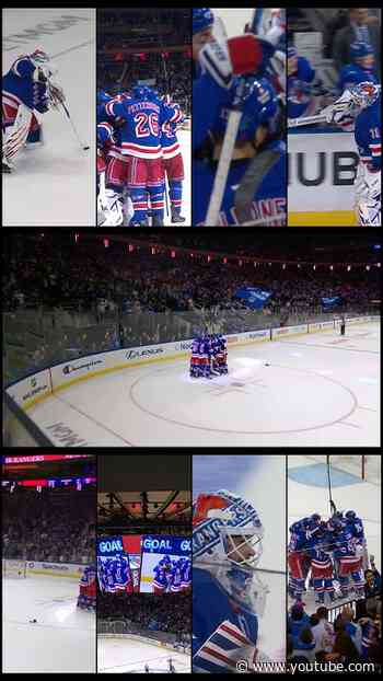 IGOR GOALLLL ‼️‼️‼️ #nyr #goal #goalie #hockey