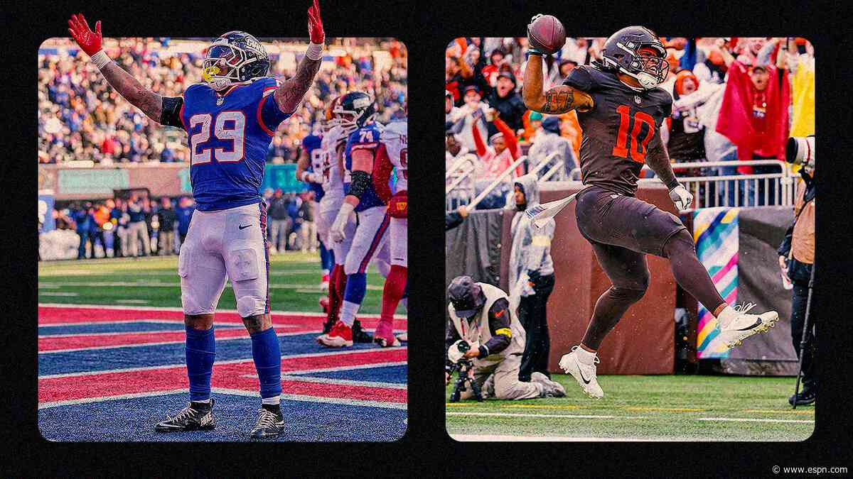 👀 Giants' 'Legacy' look tops NFL Week 4 uniforms