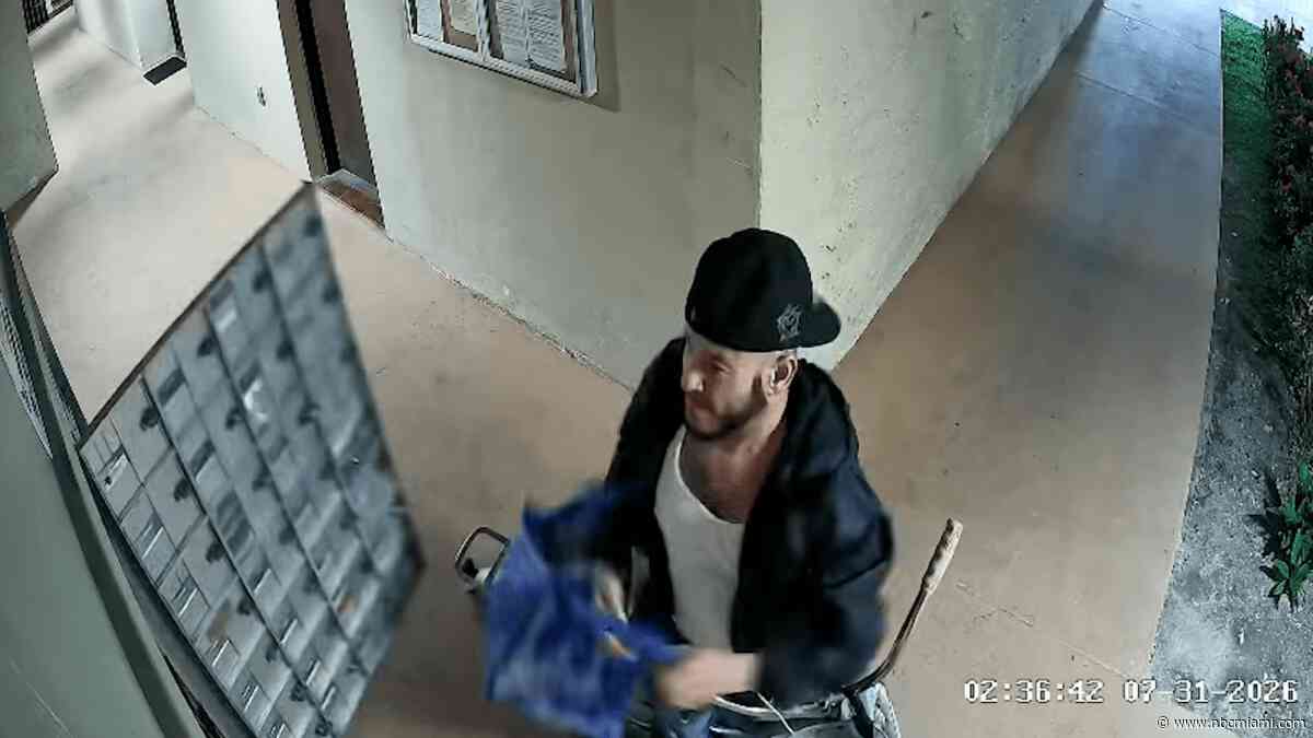 Man seen stealing mail at apartment complex in West Miami-Dade arrested