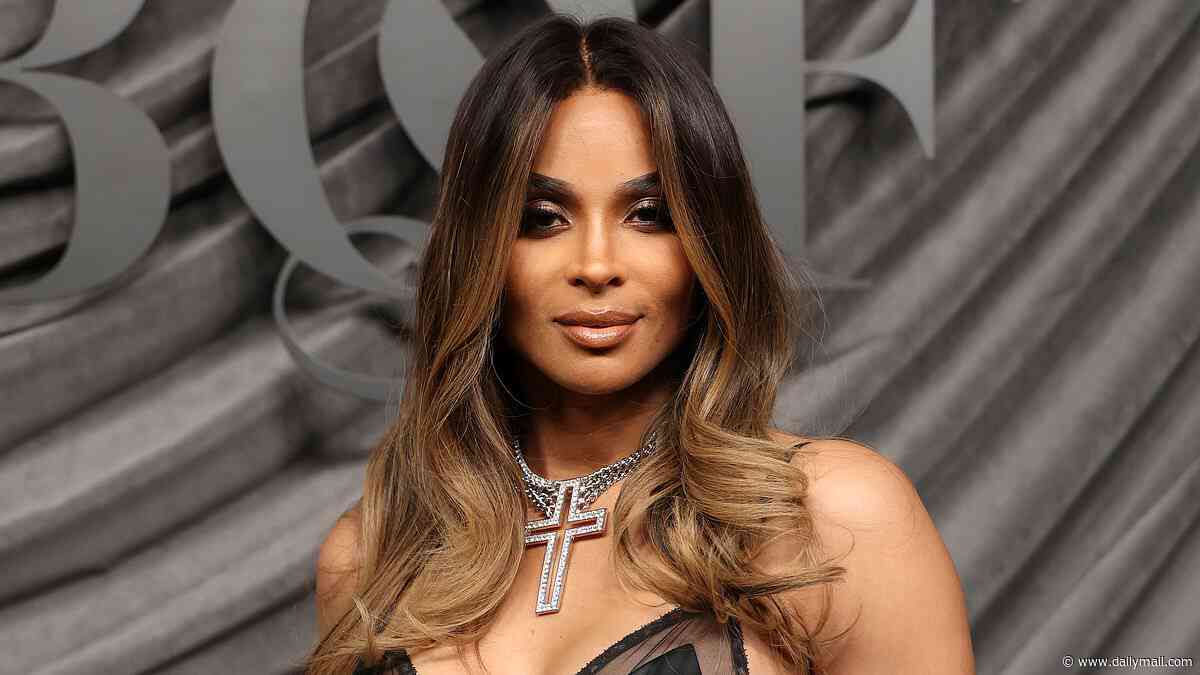 Pregnant Ciara, 40, bares baby bump on Paris Fashion Week runway as she prepares to welcome her FIFTH child