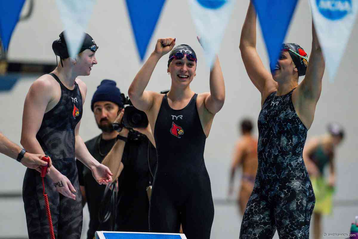 Louisville Women Crack Trio of Pool Records as Cardinals Sweep Xavier in Home Opener