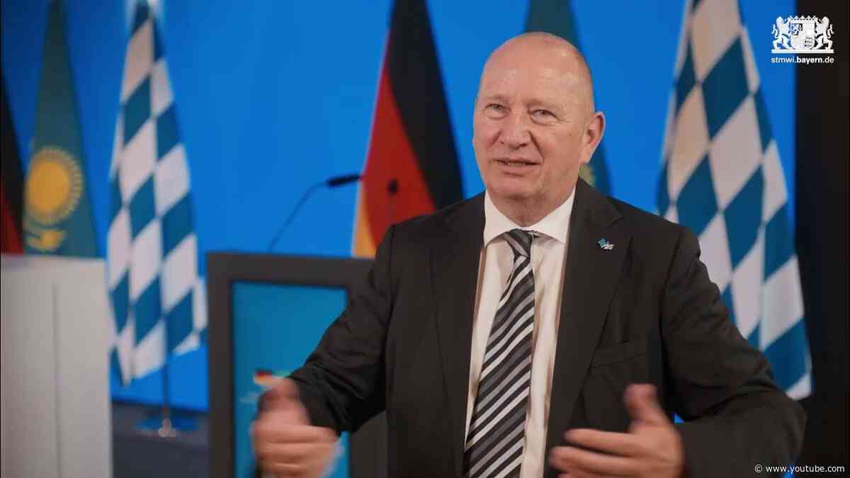 Bayern stärkt seine internationalen Wirtschaftsbeziehungen in Zentralasien