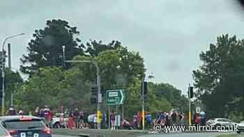 Teen charged after car allegedly hits rugby league fans at parade, injuring 10
