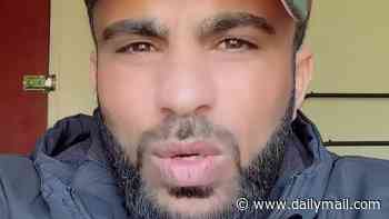 Palestinian illegal immigrant who called for death to Jews and posed with guns begs to be deported - 'but Home Office can't remove him'