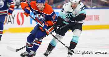 Oilers top Kraken 3-1 for second straight win