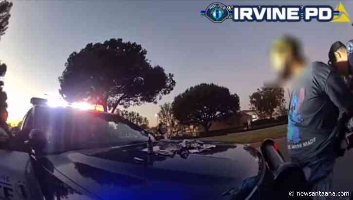 Probationer gave the Irvine police a fake name at a traffic stop and got arrested on five no-bail warrants