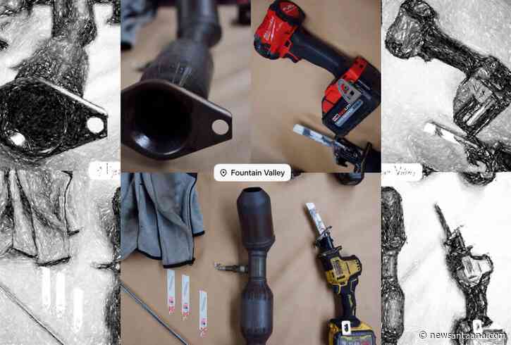 Three arrested after Fountain Valley catalytic converter theft; felony charges filed