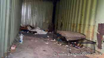 'Grim' discovery at shipping container on rubbish-strewn Huddersfield shortcut