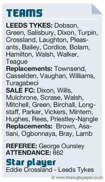 Sale edge Tykes in War of the Roses battle
