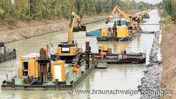 Ausbau des Stichkanals Salzgitter – so arbeiten die Bagger bei Sonnenberg