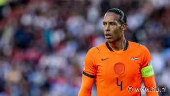 Oranjecaptain Van Dijk wacht 100e interland: 'Dacht dat ik het nooit zou halen'