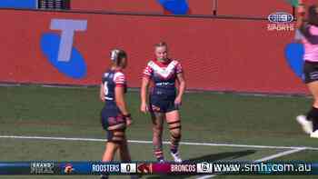 Fressard's kick-off blunder starts NRLW decider