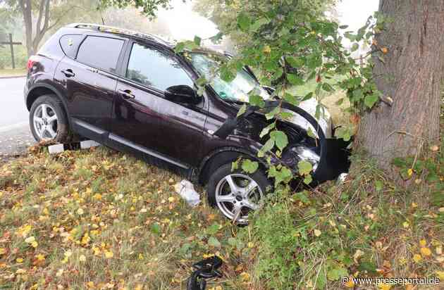 POL-HX: Von der Fahrbahn abgekommen - Fahrzeugführerin schwer verletzt
